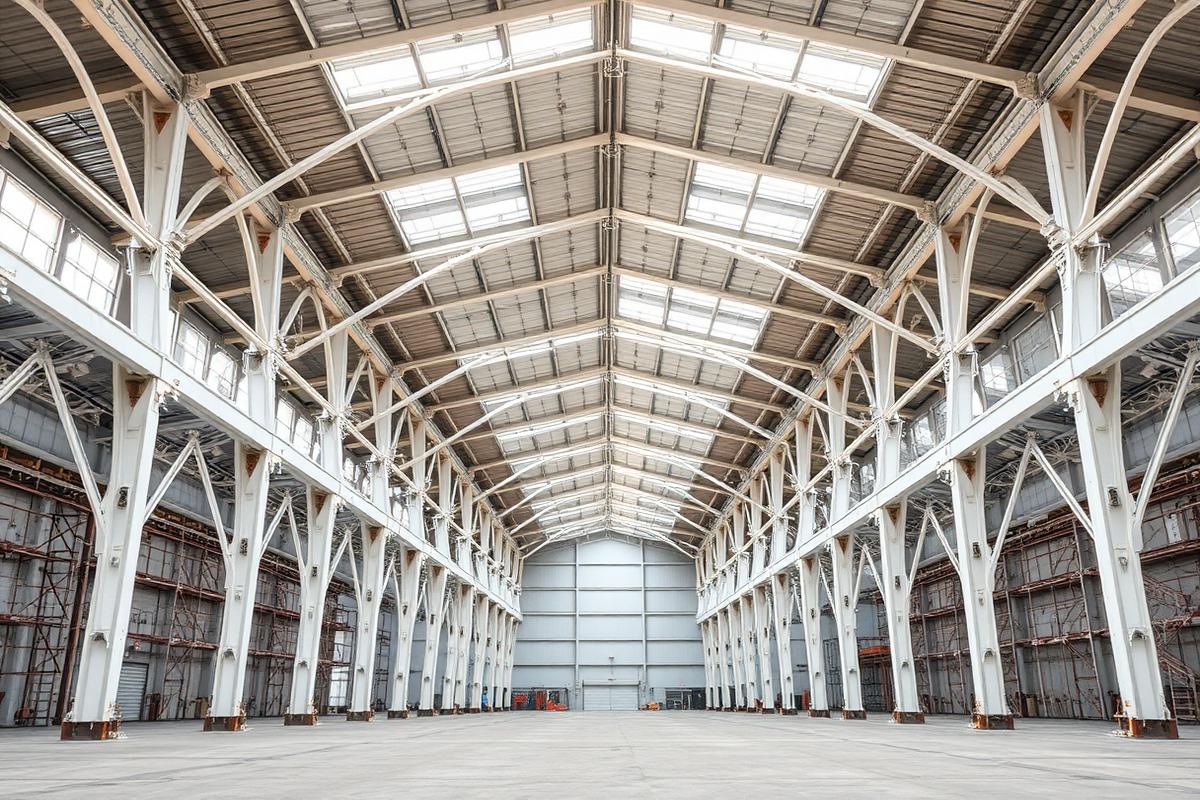 Large-Span Warehouse Interior